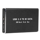 USB 3.0 to mSATA Adapter Hard Disk HDD Case External SSD Hard Drive Enclosure