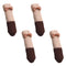 40pcs Cute Table Chair Leg Cover Foot Sock Floor Protectors (Gray + Black)
