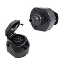 Everpert 13 Pin Plastic Euro Outlet Pendant Plug Trailer Clutch Light