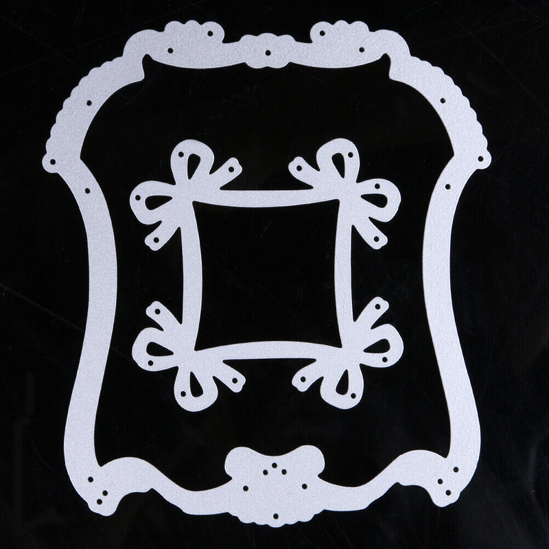 1 Set Bowknot Lace Pattern Emboss Cutting Dies Stencil for Scrapbooking DIY