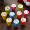 Santa Claus Decorations Seal Xmas  Stamps Cartoon Stamper Christmas Signet