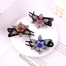 Crystal Flower shape Styling Tools Barrette Rhinestone Hairpin Hair Clips