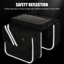 WEST BIKING Reflective Waterproof Mountain Road Bike Top Tube Bags (Black) Newly