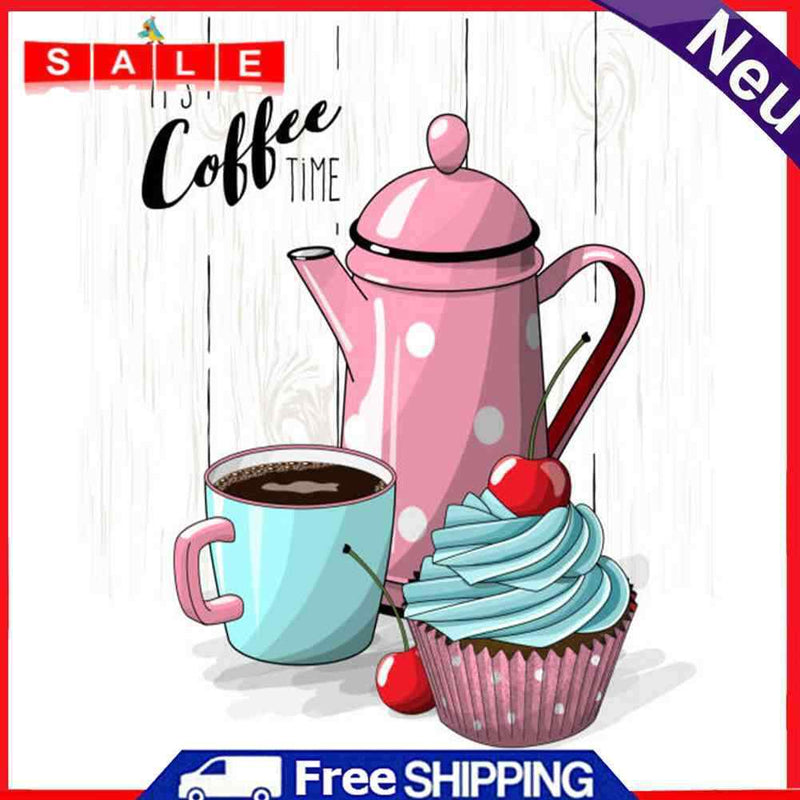Frameless Cartoon Snack Oil Paint By Numbers Kit DIY Acrylic Handmade Handicraft