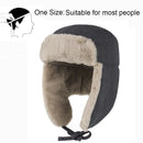 Winter Ski Faux Fur Warm Windproof Cap Thick Balaclava Lei Feng Cap Earflap Hat
