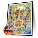 5D Diamond Painting Kit Butterfly Fairy Full Round Drill Rhinestone DIY Wall Art