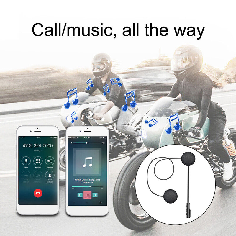 Call HiFi Music Speaker Bluetooth - Compatible Wireless Motorcycle Helmet Headsets