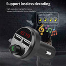 Dual USB Charger Handsfree Display Aux Audio MP3 Player U1A4