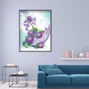 LIUZHI 5D Diamond Painting Set, Motif: Umbrella, Diamond Embroidery, Cross Stitch