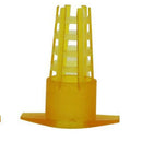 100xBeekeeping Tools Cell Protector Cages Yellow Plastic Queen Cage Bee P2H2