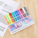 12pcs / lot Erasable Highlighter Fluorescent Marker Pen Art R5X7 Painting V7T3