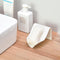 Drainage Soap Box Plastic Soap Collection Shelf Wall Holder Tray (White)