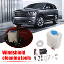 1.5L Windshield Washer Fluid Tank 12V Washer Pump Kit with Switch Pants Nozzles