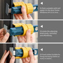 Punch Free 8 Holes Clothes Hanger Window Frame Drying Rack Balcony Laundry