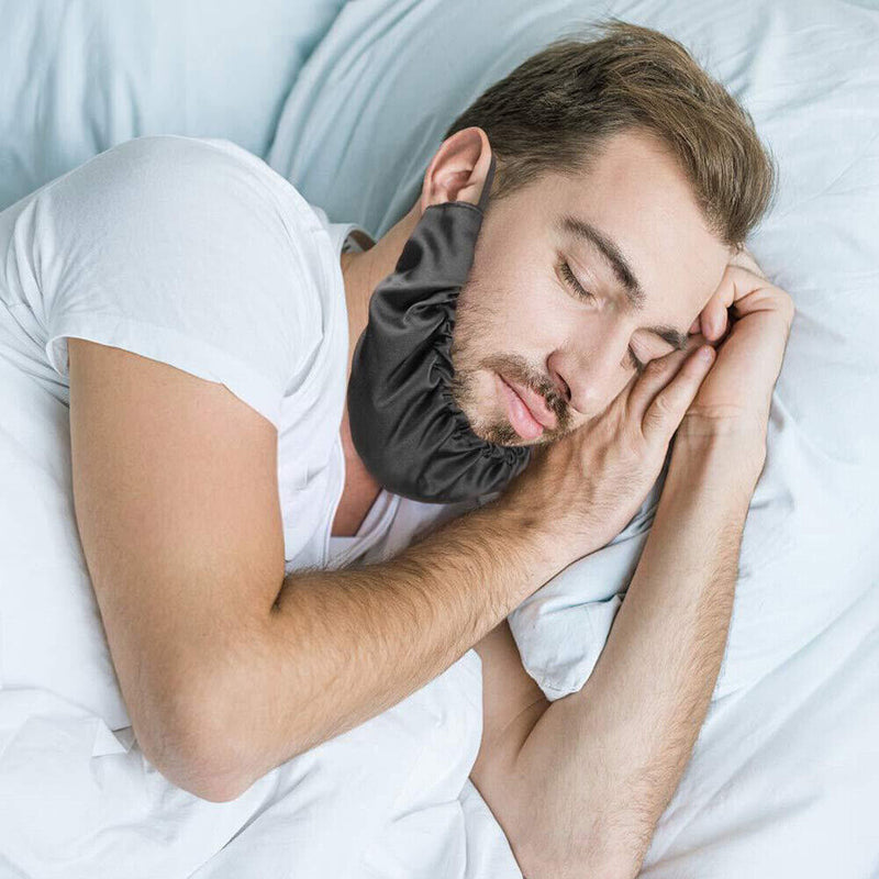 Adjustable Facial Apron Black Beard Bandana Cover Double Layer Men Beard Bo