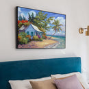 Seaside View 5D DIY Full Round Drill Diamond Painting Mosaic Decor Kits 50x40