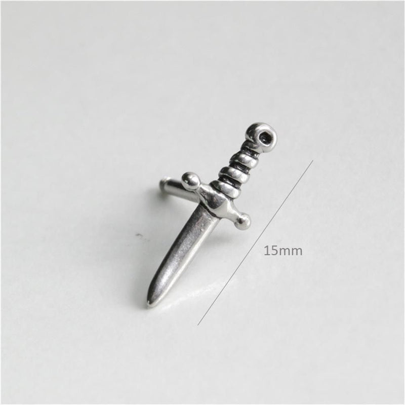 Earrings Dagger Ear Studs Helix Cartilage Earrings Piercing Conch Lobe Tragus