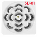Fluffy Handmade 5D Mink Hair Eye Lashes Extension Thick Cross False Eyelashes
