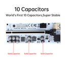 VER012 Max PCI-E Riser PCI Express 1x 16x Adapter Extension Cable (Black)