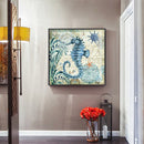 Round diamond Painting 5D DIY Seahorse World Full Drill Rhinestone Picture Newly