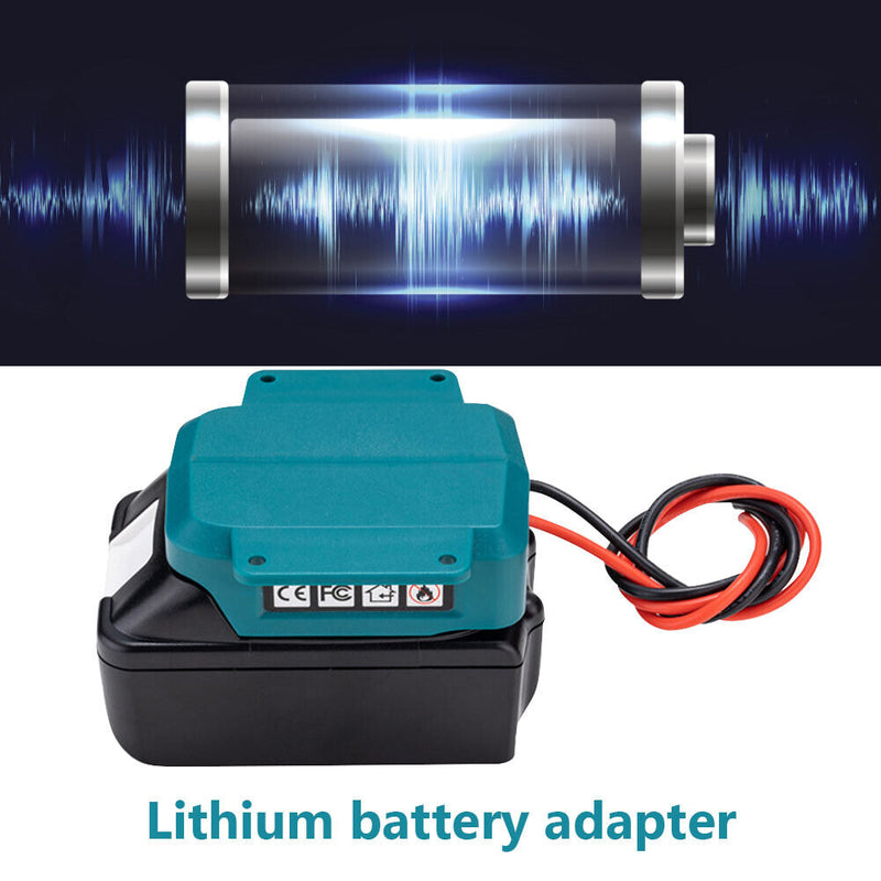 Battery Adapter for Makita 18V Lithium Battery Power Connector Converter Dock