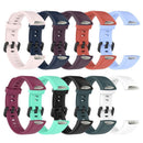 Silicone Strap Wristband Band for Huawei Band 4/Honor Band 5i (Wine Red)