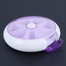 7Day One Week Round Portable Pill Case Medicine Box Storage Organizer(3)