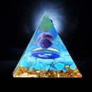Orgonite Pyramid Healing Crystal Energy Orgone Pyramide Reiki Balancing Lucky