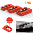 3pcs Retro Record Player Stylus Turntable Replacement UK Needle Recorder F9I4