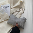 Fashion Rhinestone Messenger Bag Shiny Chain Ladies Envelope Crossbody Handbags