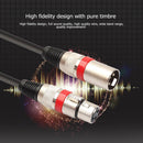 Chidjon 10pcs 3Pin 5.9ft DMX Stage DJ Light Cable Male to Female XLR Connector A