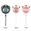 Cat Claw Shaped Hand Warmers Rechargeable Electric Hands Heater (2400mah Green)
