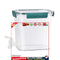 0.92-Gallon Beverage Dispenser with Spigot Leak-Proof for Fridge (Green) Newly