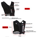 Men Women Strap Running Reflective Vest Phone Bag Chest Pocket Fitness Backpack