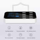 8 Ports USB Mobile Phone Chargers 12-24V Car Charging Station Hub Adapter