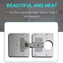 Hinge Repair Plate Kit Cabinet Cupboard Furniture Drawer Window Repair Tool