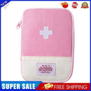 Medicine Bag Outdoor Camping Emergency First Aid Kit Pill Case (Pink S)
