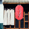 Plum Long Cloth Lampion Blossom Sushi Restaurant Hanging Lantern Lamp (Red)