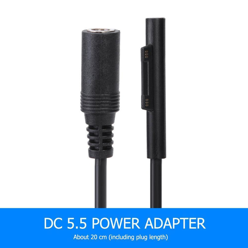 DC Power Charging Adapter Cable Charger Cord for Microsoft Surface Pro 3 4 Newly