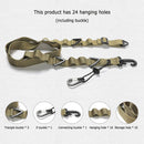 Shoulder Hanging Rope Tent Lamp Hanger Lanyard Camping Equipment (Khaki)