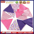 12 Flags 3.2m  Cotton Birthday Party Wedding Pennant Bunting Banner Decor