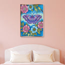 5D Flower Butterflies Pictures Special Shaped Kit DIY Diamond Painting Newly
