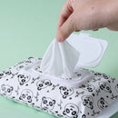 Cosmetic Pouch Clamshell Clean Wipes Carrying Case Container Wipe Bag