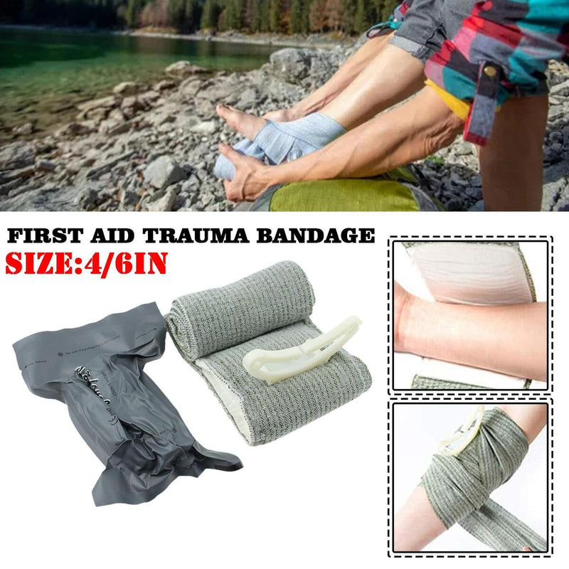 4/6'' Israeli Emergency Tourniquet First Aid Bandage Trauma Compression Banda~