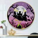 Partial Embroidery Witch Moon Cross Stitch Kits 11CT Stamped DIY Canvas Crafts