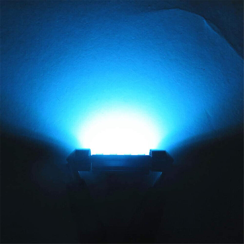 10pcs 31mm Car License Plate Bulb Auto Truck Festoon LED Dome Lamp (White) Newly