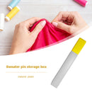 Knitting Needle Storage Organizer Hand Sewing Needle Storage Tube (Yellow) Newly