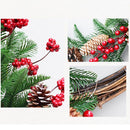 50cm Christmas Decorations Upside Ddown Rattan Christmas Tree Christmas Wreath