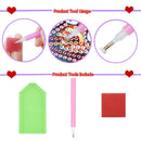 5D DIY Special Shaped Diamond Painting Chicken Cross Stitch Kits (D1079)