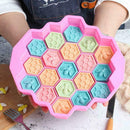 19 Cell Silicone Bee Honeycomb Cake Chocolate Soap Mold Mould Bakeware G9I8 A2R4
